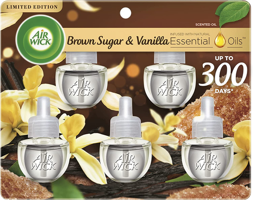 Palm Breeze Plug-in Air Freshener Refill - 5 Count Scented Oil Pack