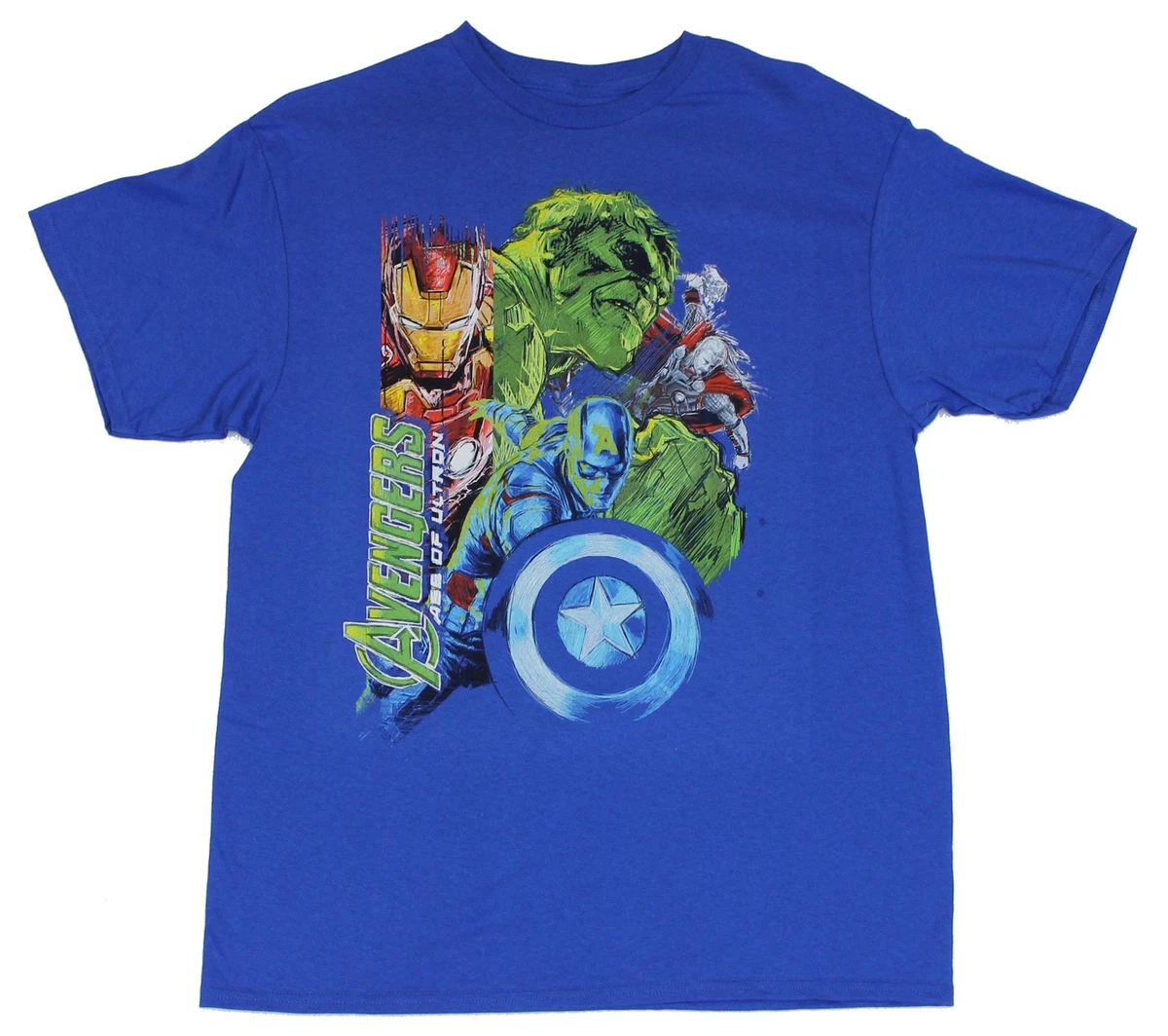 Marvel Avengers Black Tshirt For Men - royaljersey.in