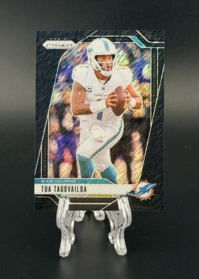 Tua Tagovailoa 2024 Panini Prizm Black Shimmer Prizm 1/1 Miami Dolphins #175