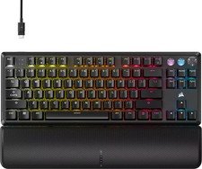CORSAIR - K70 PRO TKL Wired Hall Effect Programmable Gaming Keyboard with Rap...