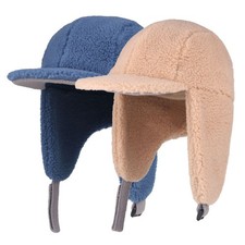 Kids Winter Ear Warm Cap Thicken Cold Cap Windprood Thermal Hat for Boys Girls