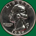 1959 Washington Quarter Silver Proof PF Coin #43383