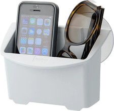 BoatMates GPS/Cell Caddy Holds Handheld VHfor GPS/Phone (WHITE)
