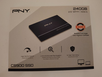 PNY CS900 2.5'' SATA III Internal 240GB Solid State Drive New Sealed