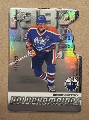 2022-23 Upper Deck SPx Wayne Gretzky HoloChampions /299 #HC-WG Edmonton Oilers