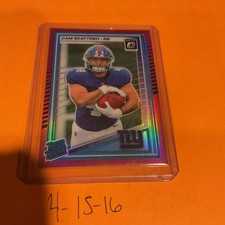 2025 Panini Optic Rated Rookie Cam Skattebo Red Holo Prizm NY Giants
