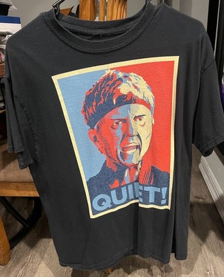 Johnny Lawrence Tee, Cobra Kai, Eagle Fang Karate Tee, Johnny Lawrence QUIET  