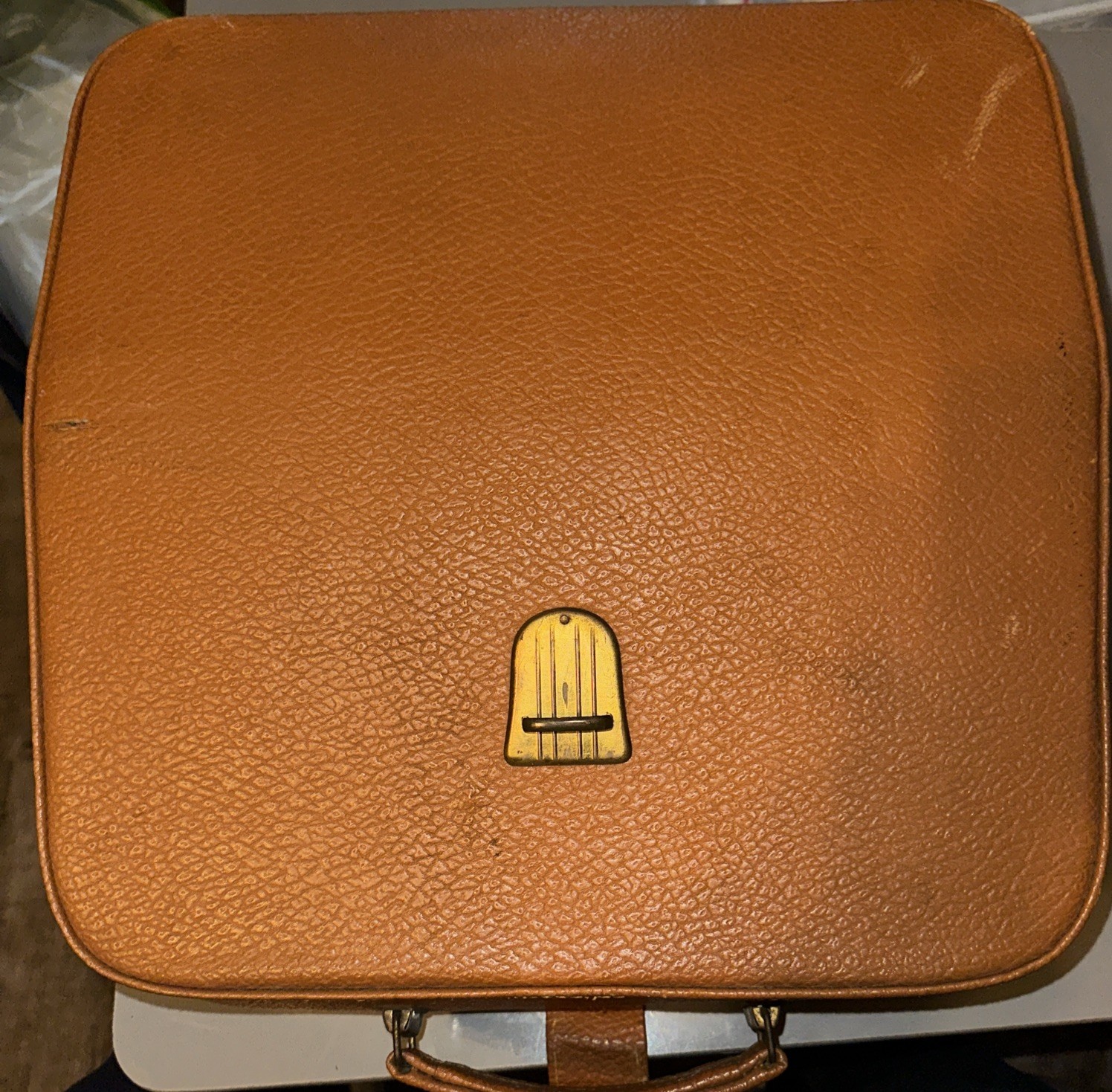 Vintage Optima Super Typewriter With Leather Case