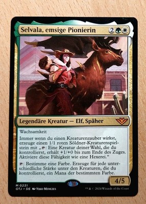 Mtg Magic: Selvala, emsige Pionierin, Eager Trailblazer, DEUTSCH Mythic Elf