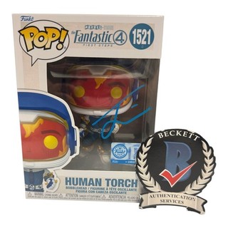 JOSEPH QUINN SIGNED AUTOGRAPH FANTASTIC FOUR FUNKO POP 1521 BECKETT BAS MARVEL