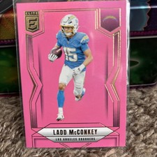 2025 Panini Donruss Elite - Ladd McConkey #38 Pink Ink