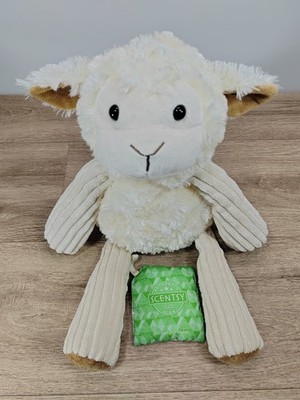 Scentsy Buddy Lenny Lamm Creme Plüschtier Schaf Stofftier mit Duftpaket 15 Zoll 2017