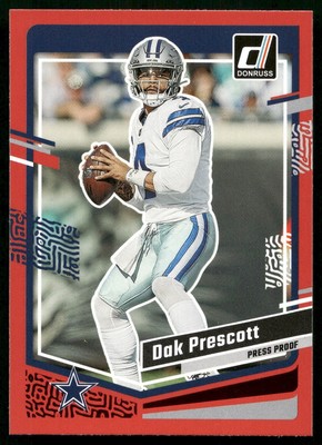 Dak Prescott - 2023 Panini Donruss Football - Red Press Proof #73