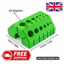 Angled Drilling Jig 45 90 Degree Drill Guide Angle and Straight Hole Template UK