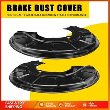 Brake Disc Dust Shields Covers Plates For Audi A3 8P Hatchback 2003-2013 Front