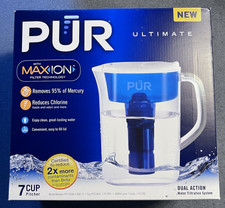 PUR  7 Cup Pitcher Filtration System & 1 Filter w/ MAXION Technology NEW IN BOX