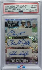 2024 Metal Pop Century Dream Cast Auto #1/1 PSA GM 10 Caddyshack/Happy Gilmore 2