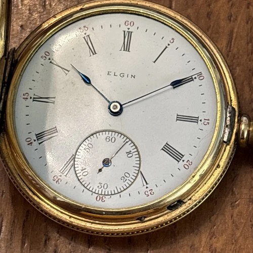 Elgin Natl Watch Co Grade 95 Pocket Watch Antique 1887 7j B10