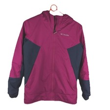 Columbia Omni-Tech Waterproof Insulated Hooded Jacket Youth Large 14/16