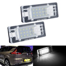 2x Canbus LED Kennzeichenbeleuchtung Lampe für Renault Scenic Laguna Dacia Lodgy