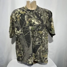 Liberty Realtree Camo T-SHIRT Shirt Mens Size Large USA Made Y2K 