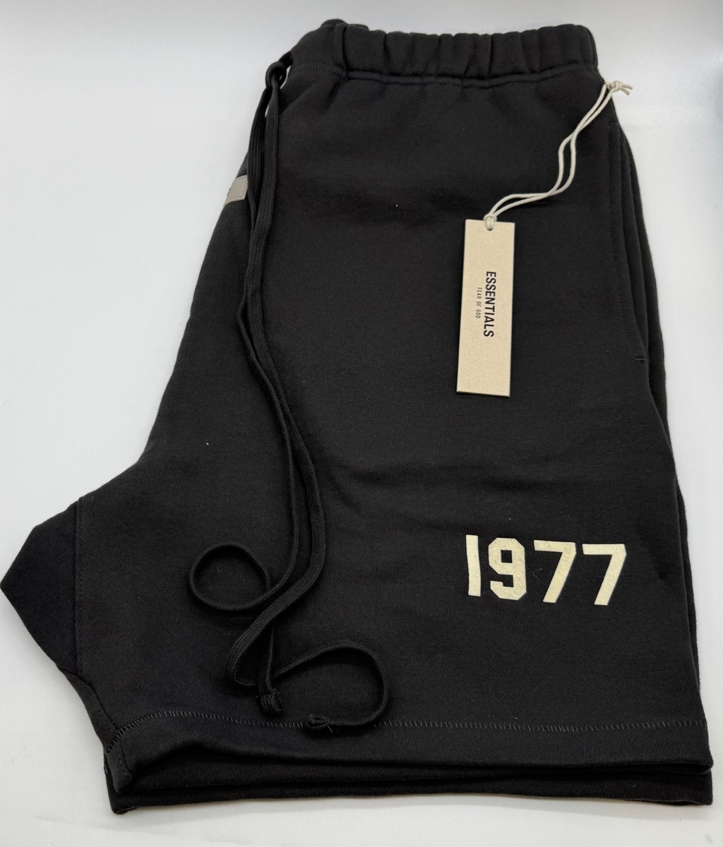 NEW Fear of God Essentials Shorts 1977 Iron Men's Size Large | eBay