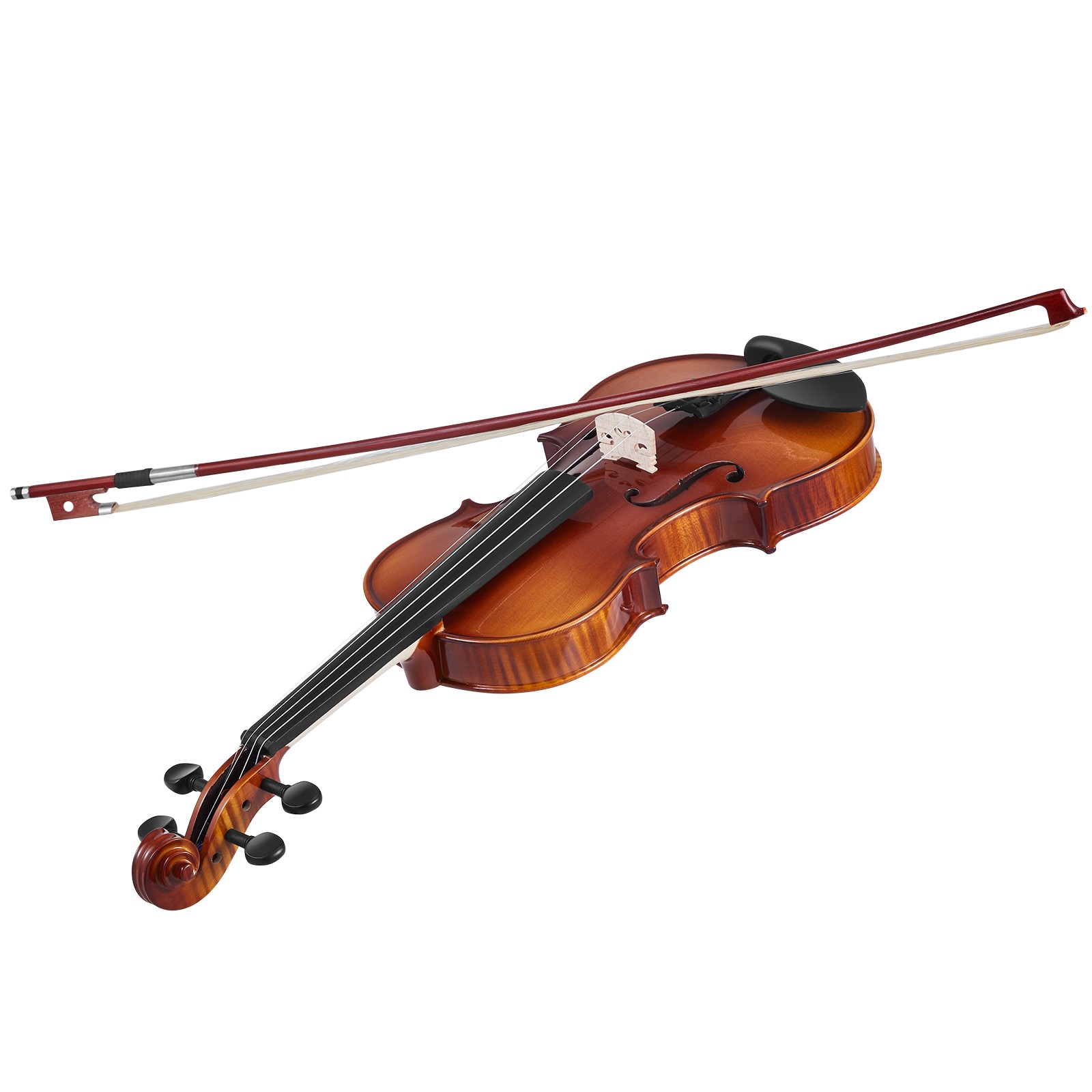 Violon 4/4 en bois massif Uimoso lutherie soignée et étui de transport rigide