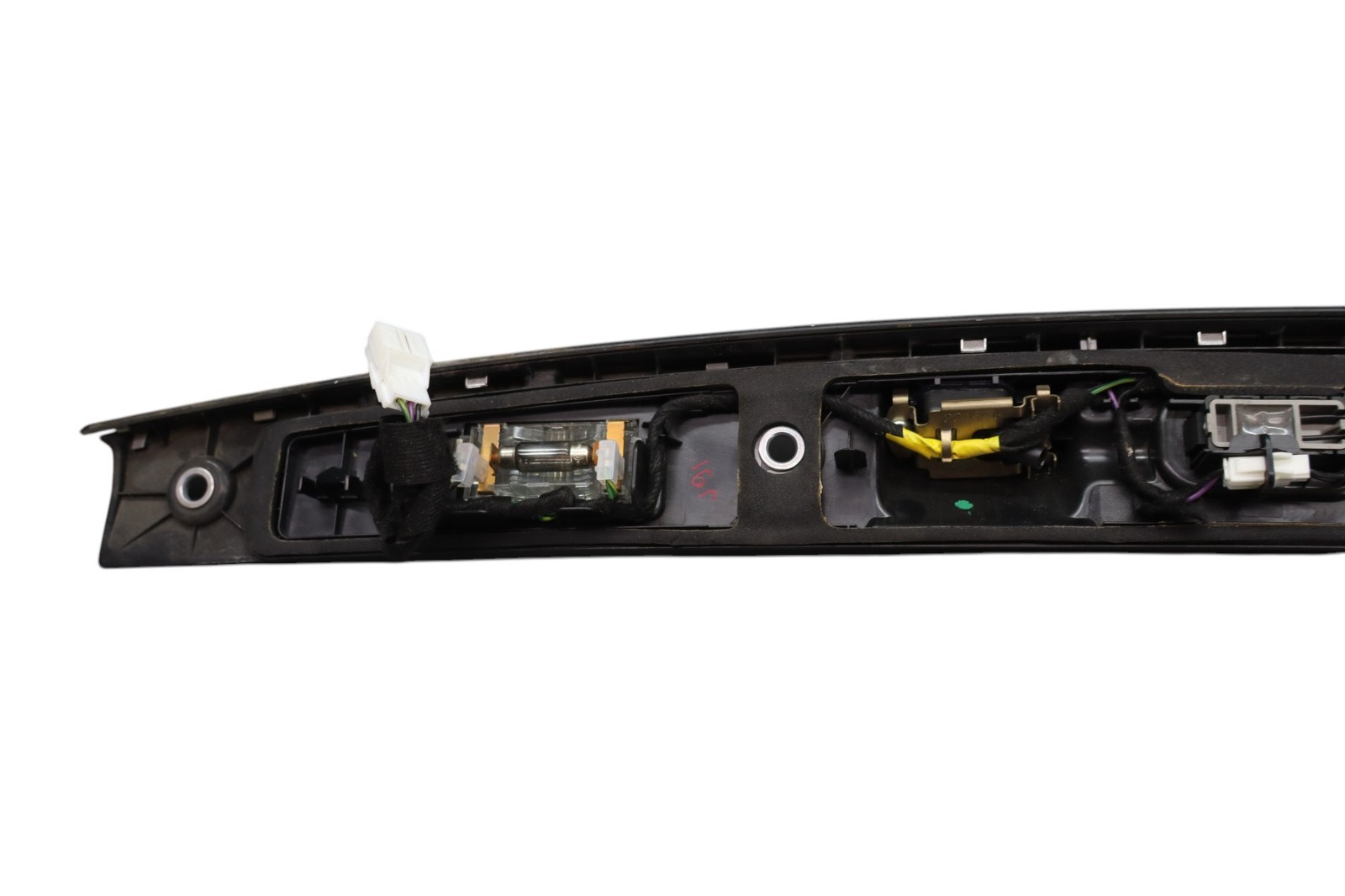 14-17 Maserati Quattroporte M156 Rear Trunk Lid Molding W/ License Light Oem