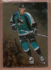 1998-99 Be A Player Autographs Gold #268 Andy Sutton Auto - HKY