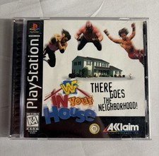 WWF In Your House There Goes The Neighborhood Sony PlayStation PS1 1996 CIB