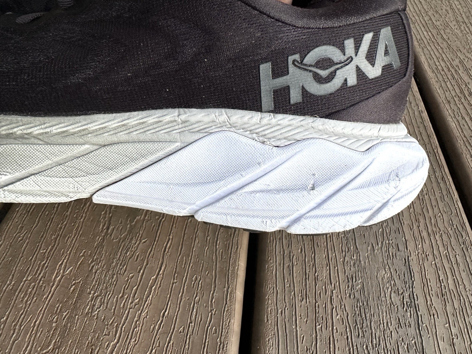 Hoka One One Arahi 6 Men's Size 10 D Black White Running Shoes 1123194-BWHT thumbnail 13