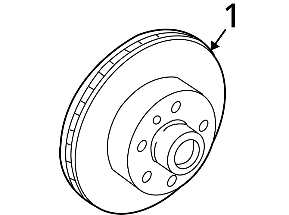 Rotor convertible de frenos traseros solo se adapta a 03-09 350Z 3272940 Foto 4 de 4