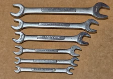 Craftsman Metric Open End Wrench Set of 6 Pieces USA Misstamp 44503