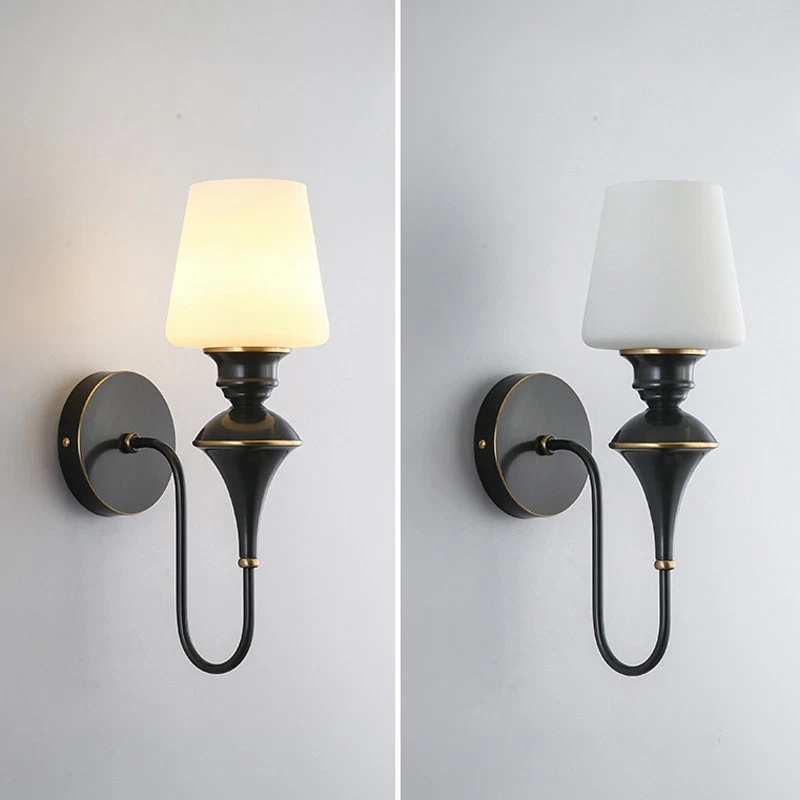 Indroor Wall Lamps Bedroom Wall Lamp Hallway Copper Wall Light Home Wall Lights - Image 3 of 4