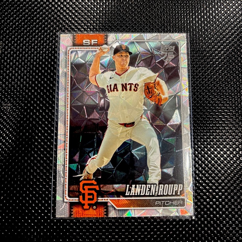 2026 Topps Series 1 #29 Landen Roupp San Francisco Giants. Diamante Foil