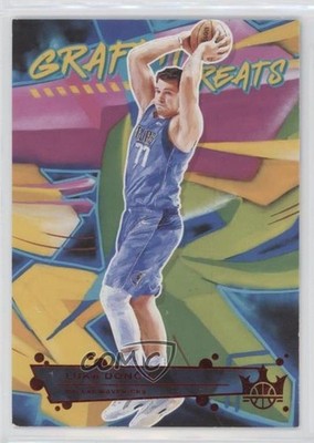 2021-22 Panini Court Kings Graffiti Greats Ruby 72/149 Luka Doncic #7 v9t
