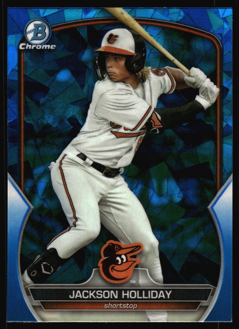 2023 Bowman Draft Sapphire Jackson Holliday Rookie #BDC-118 Baltimore Orioles