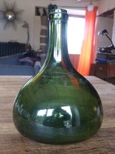 Ancienne BOUTEILLE OIGNON verre soufflé cul rentrant XIXème siècle collection 1