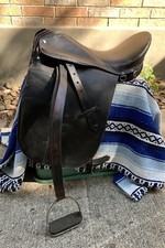 The Australian Stock Saddle Co All-Purpose 17'' Equestrian Saddle - Black