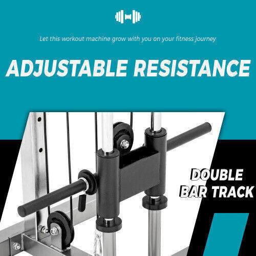 Lat Pull Down Machine Body Multifunction Low Row Bar Cable Fitness Workout Gym. - Picture 6 of 12