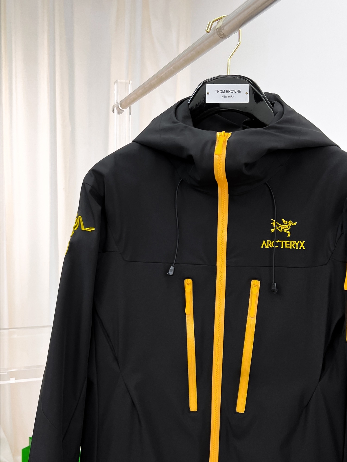 ARC'TERYX Arcteryx nuovo nero giacca uomo con cappuccio taglia M 3XL