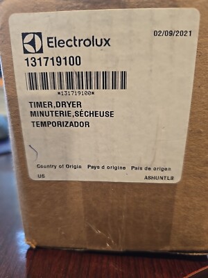 Frigidaire Dryer 131719100 Timer 9