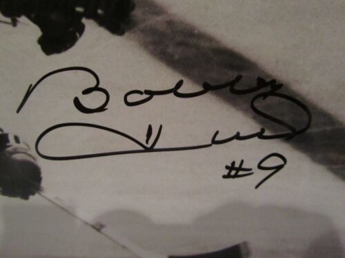 Gordie Howe (D 2016) & Bobby Hull foto autografata 11x14 - PSA LOA completo - Foto 3 di 12