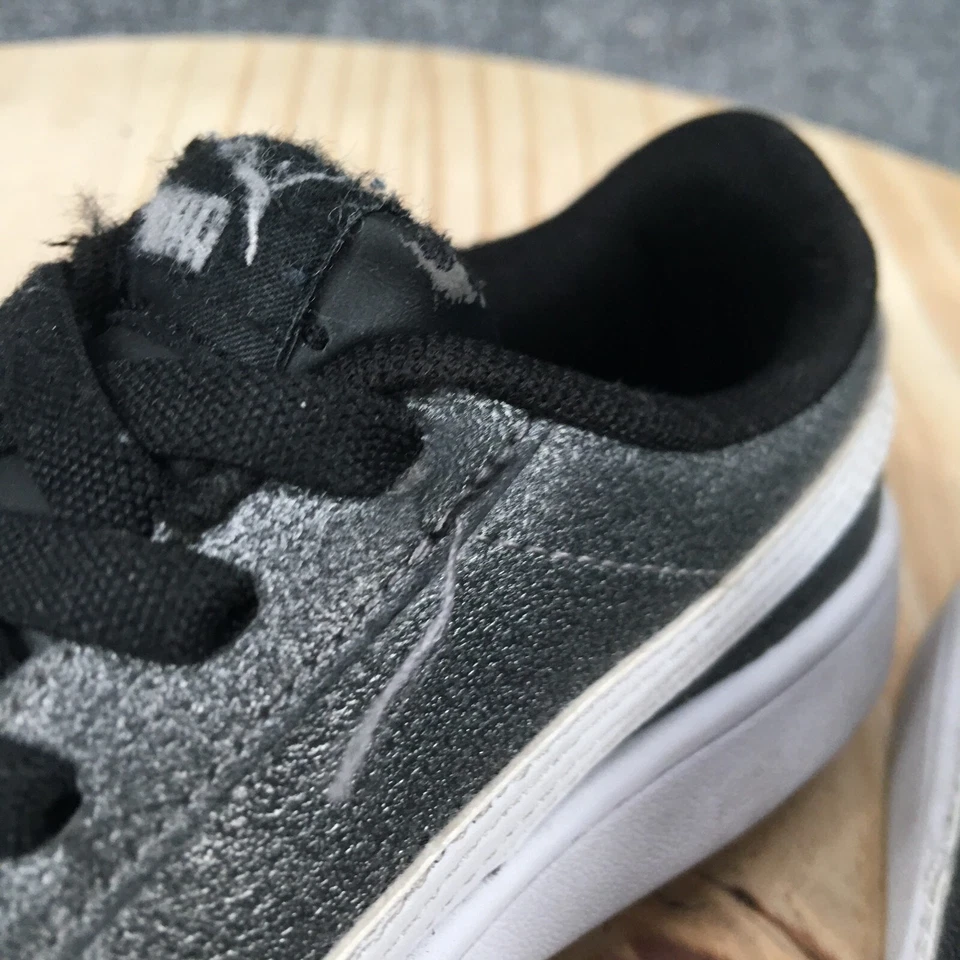 Puma Shoes Children 13 Vikky V2 Sneakers Black Lace Up Low Top Comfort 373171-06 - Image 4 of 4