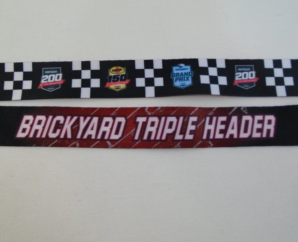 Cordón de triple cabeza Brickyard 2022/portaboletos NASCAR Cup Xfinity IndyCar Foto 4 de 4