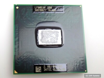 Intel SLA2E CPU Celeron M-550 2Ghz 1MB Cache 533Mhz FSB Socket P 478-pin 27-Watt
