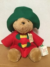 Paddington Bear Set SEARS Large & Small EUC Christmas Collectible Red Coat AR12