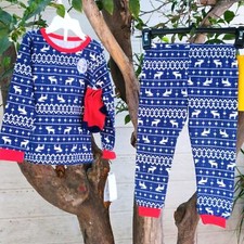 Max  Olivia pajamas 2 PC set size 4T color blue