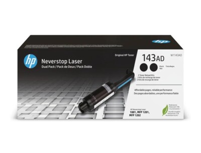 HP 143AD Neverstop Laser Toner Dual Pack (2)