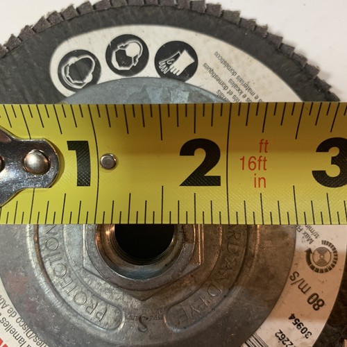 2-3M Giant Flap disc abrasives 577F 80 Grit - Picture 3 of 6